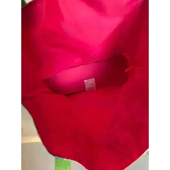 Lilly Pulitzer For Estee Lauder Lemon Print Tote Bag Floral Yellow Green Blue - Picture 7 of 8